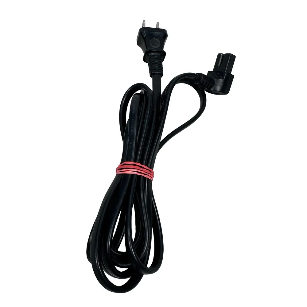 Bose AV3-2-1 Media Center AC Power Cord Cable Black Right Angle Figure 8 7A 125V